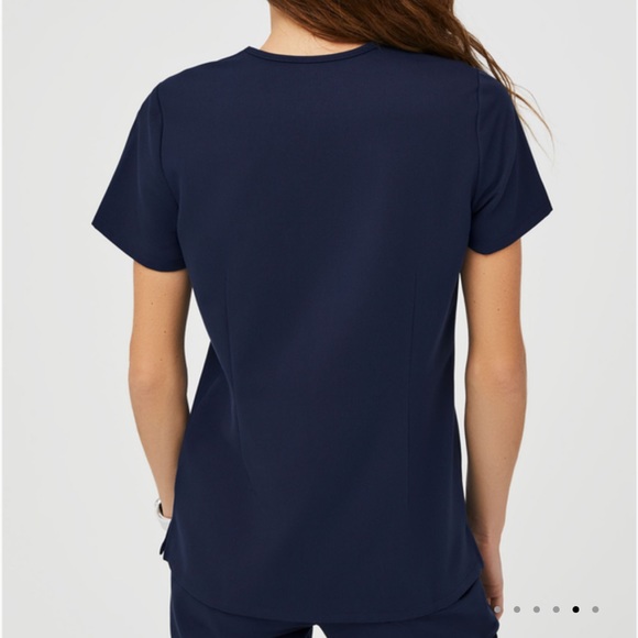 FIGS navy Catarina scrub top - Picture 3 of 4